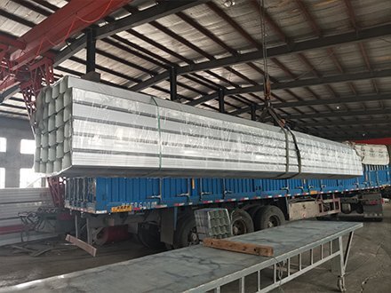 內(nèi)蒙用戶(hù)采購(gòu)津雙達(dá)彩鋼雨水管