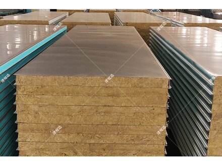 不銹鋼巖棉夾芯板 食品廠(chǎng)房墻面板